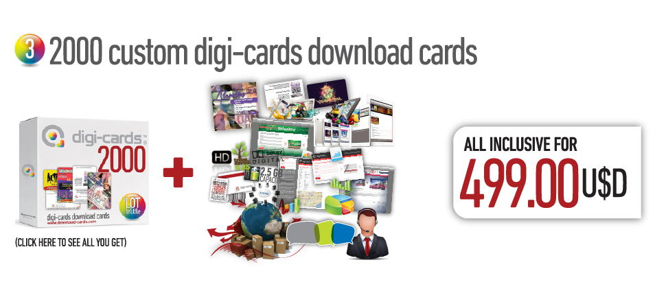 2000 custom digi-cards download cards